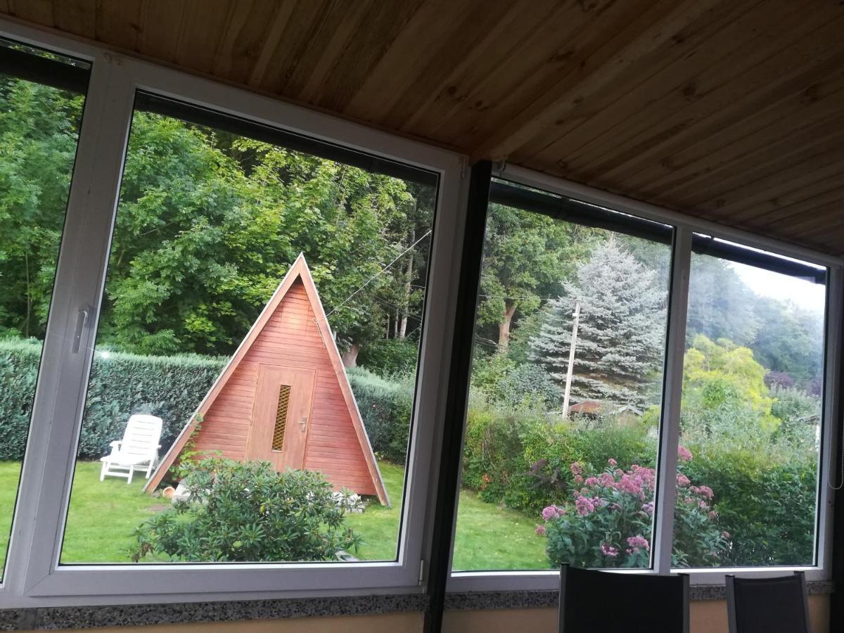 Ferienhaus Am Wald Loissin エクステリア 写真